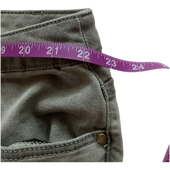 CJ Banks Women's Straight Leg Jeans in Gray, Plus Size 24W (3X) - Picture 8 of 12